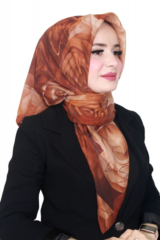 Luven Sara Tensel İpek Eşarp 4223-5