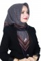Lemonde Desenli Müslin Eşarp 4230-7