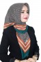 Lemonde Desenli Müslin Eşarp 4230-5