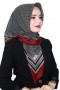 Lemonde Desenli Müslin Eşarp 4230-4