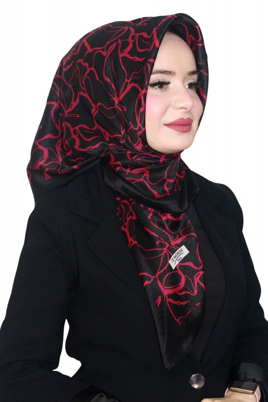 Lemonde Desenli Müslin Eşarp 4232-10