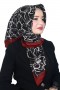 Lemonde Desenli Müslin Eşarp 4232-5