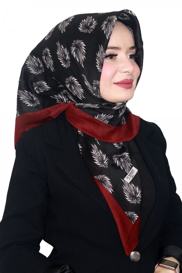 Lemonde Desenli Müslin Eşarp 4233-10