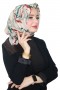 Lemonde Desenli Müslin Pamuk Eşarp 4242-10