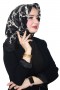 Lemonde Desenli Müslin Pamuk Eşarp 4242-3