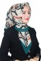 Lemonde Desenli Müslin Pamuk Eşarp 4242-5
