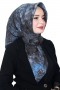 Ruby Picasso Natural İpek Eşarp 4246-1