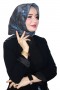 Ruby Picasso Natural İpek Eşarp 4246-1