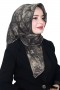 Ruby Picasso Natural İpek Eşarp 4246-9