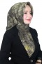 Ruby Picasso Natural İpek Eşarp 4246-2