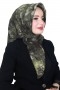Ruby Picasso Natural İpek Eşarp 4246-7