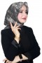Ruby Picasso Natural İpek Eşarp 4246-4