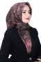 Ruby Picasso Natural İpek Eşarp 4246-5