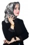 Ruby Picasso Natural İpek Eşarp 4247-8