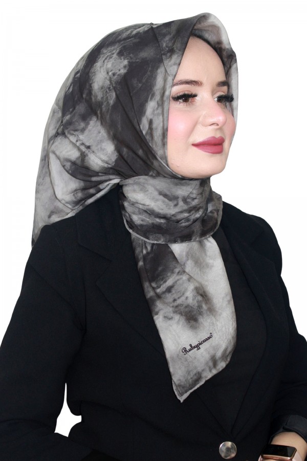 Rubypicasso Natural İpek Eşarp 4248-3
