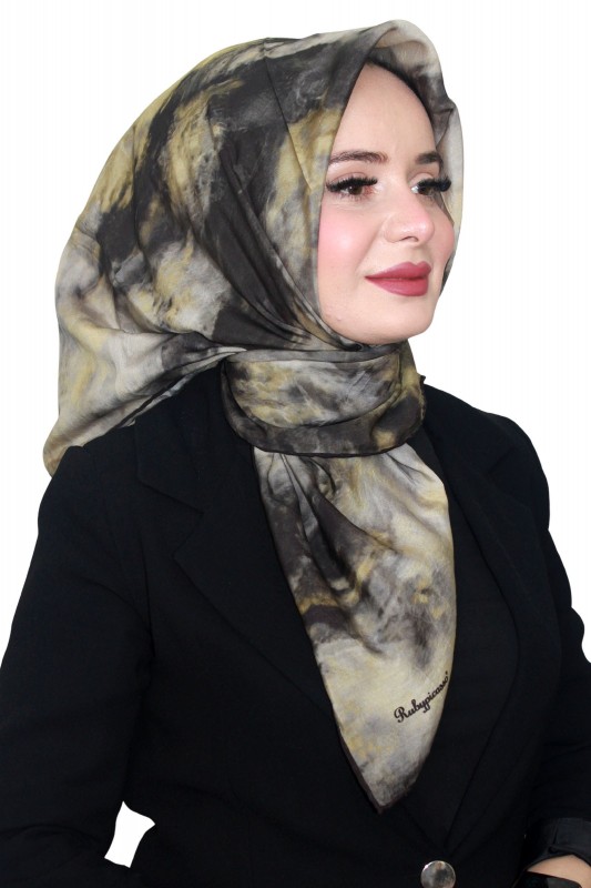 Rubypicasso Natural İpek Eşarp 4248-4