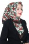 Lemonde Desenli Müslin Pamuk Eşarp 4243-10