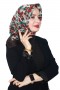 Lemonde Desenli Müslin Pamuk Eşarp 4243-10