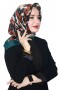 Lemonde Desenli Müslin Pamuk Eşarp 4243-5