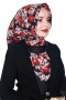 Lemonde Desenli Müslin Pamuk Eşarp 4243-6