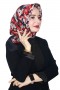 Lemonde Desenli Müslin Pamuk Eşarp 4243-6