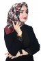 Lemonde Desenli Müslin Pamuk Eşarp 4243-7