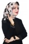 Lemonde Desenli Müslin Pamuk Eşarp 4244-4