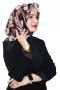 Lemonde Desenli Müslin Pamuk Eşarp 4244-5
