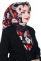 Lemonde Desenli Müslin Pamuk Eşarp 4244-6