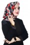 Lemonde Desenli Müslin Pamuk Eşarp 4244-6