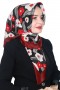 Lemonde Desenli Müslin Pamuk Eşarp 4244-9