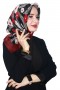 Lemonde Desenli Müslin Pamuk Eşarp 4244-9