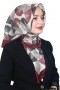 Lemonde Desenli Müslin Pamuk Eşarp 4245-2