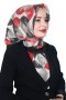 Lemonde Desenli Müslin Pamuk Eşarp 4245-5