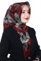 Lemonde Desenli Müslin Pamuk Eşarp 4245-7