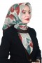 Lemonde Desenli Müslin Pamuk Eşarp 4245-9