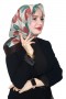 Lemonde Desenli Müslin Pamuk Eşarp 4245-9