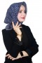 Lop'Res Lacivert Serisi Soft (Pamuk) Eşarp 4255-1