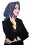 Lop'Res Lacivert Serisi Soft (Pamuk) Eşarp 4255-3