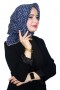 Lop'Res Lacivert Serisi Soft (Pamuk) Eşarp 4255-4