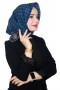 Lop'Res Lacivert Serisi Soft (Pamuk) Eşarp 4255-5
