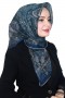 Lop'Res Lacivert Serisi Soft (Pamuk) Eşarp 4255-8