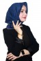 Lop'Res Lacivert Serisi Soft (Pamuk) Eşarp 4255-9
