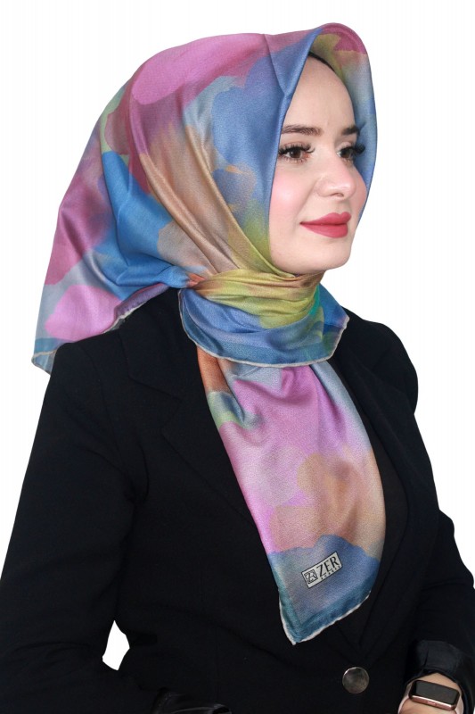 Zer Organik Pamuk Eşarp 4256-7