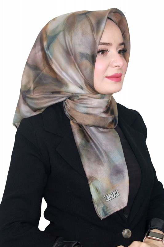 Zer Organik Pamuk Eşarp 4257-4
