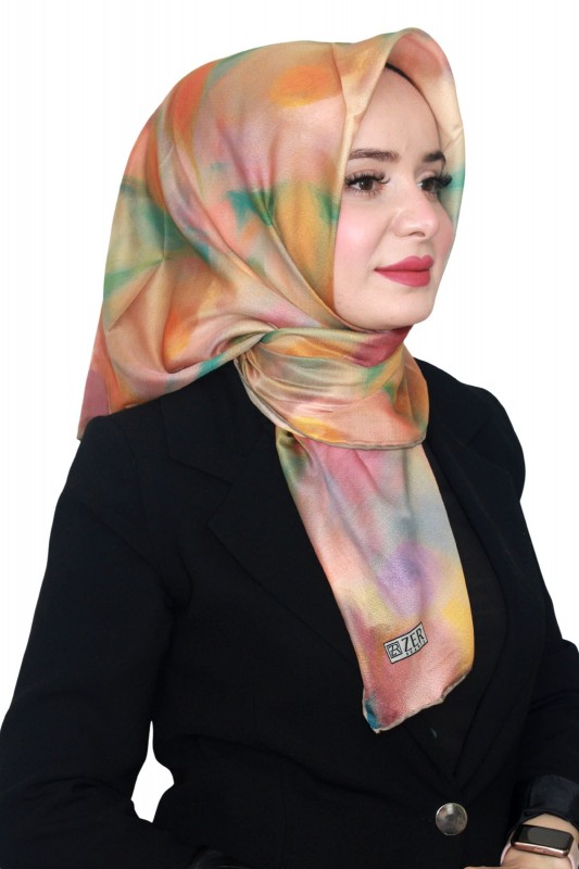 Zer Organik Pamuk Eşarp 4257-5
