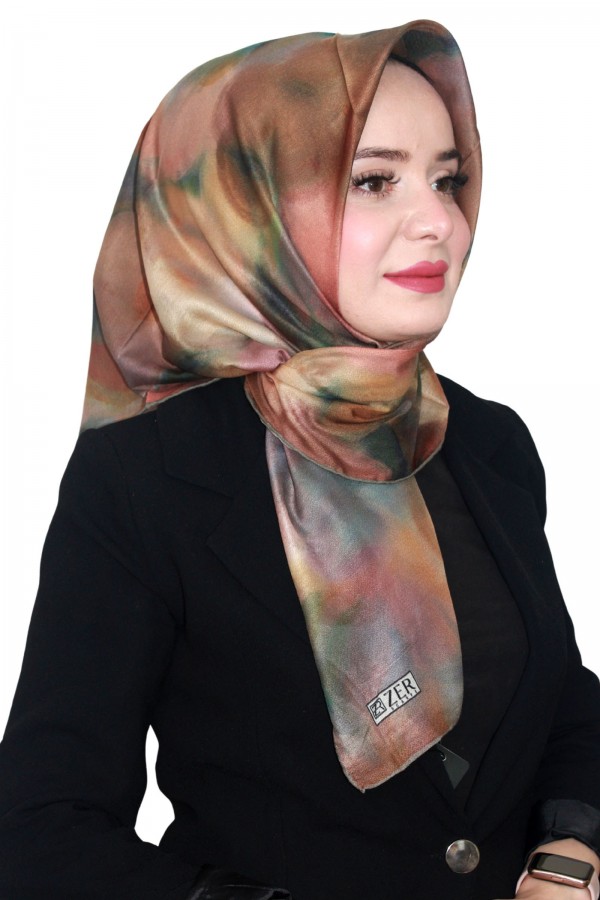 Zer Organik Pamuk Eşarp 4257-6