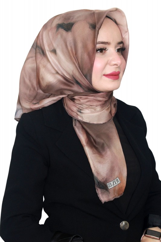Zer Organik Pamuk Eşarp 4257-9