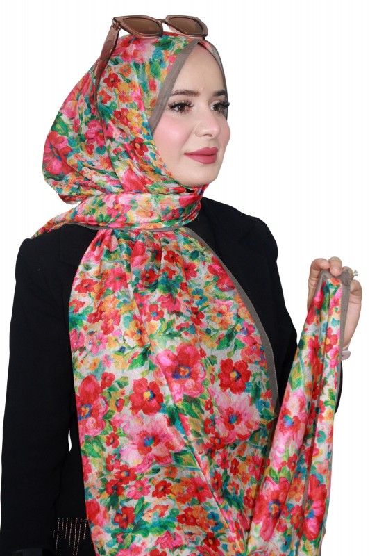 Zer Organik Pamuk Şal 5157-12