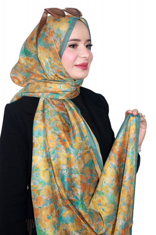 Zer Organik Pamuk Şal 5157-2